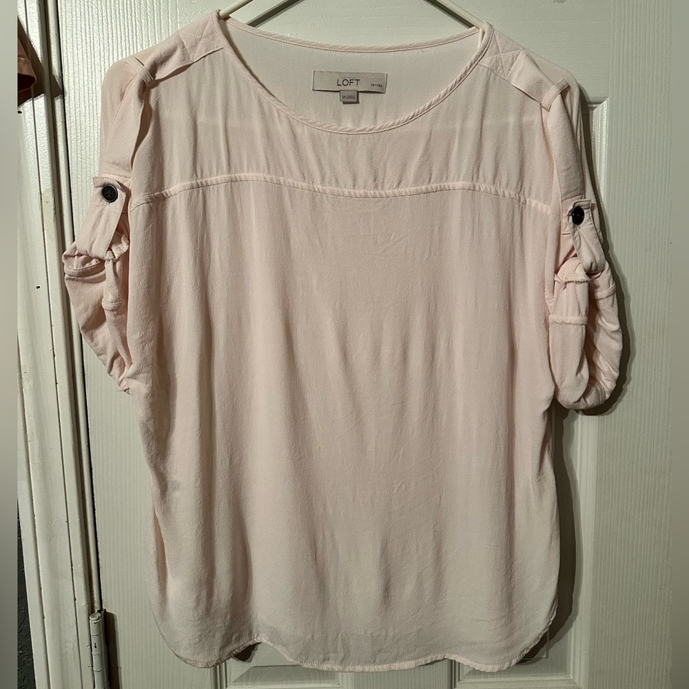Soft pink LOFT Women's Blouse